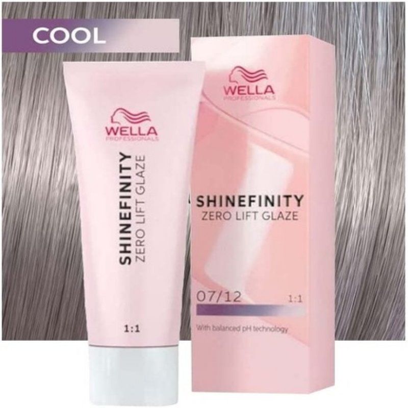 Wella Shinefinity 07/12 Medium Ash Blonde Matte Demi-Permanent Hair Color 60ml