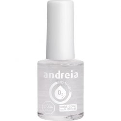 Andreia Halal Breathable Nail Polish Base Coat Glossy Vegan and Cruelty-Free 10.5ml