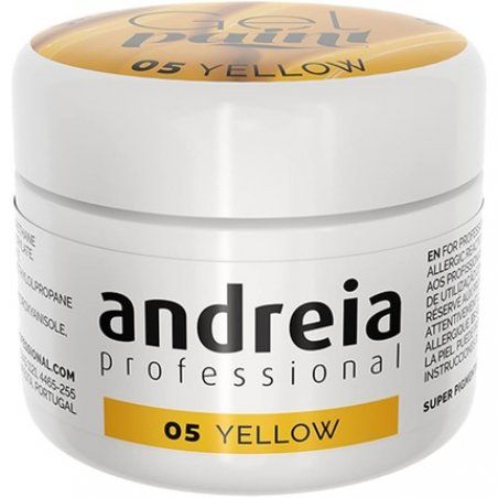 Andreia Professional Nail Art Design Gel Paint Pots Highly Pigmented Intense Colour No Flow High Viscosity UV Gel Paint