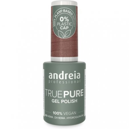 Andreia Professional Hema Free Gel Polish True Pure 21 Free and 100% Vegan for Sensitive Nails Colour T32 Brown with