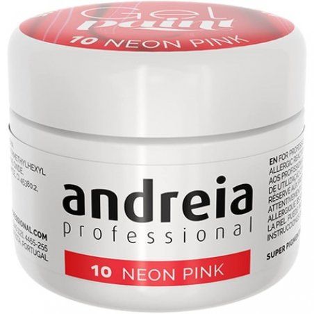 Andreia Professional Nail Art Design Gel Paint Pots Highly Pigmented Intense Colour No Flow High Viscosity UV Gel Paint
