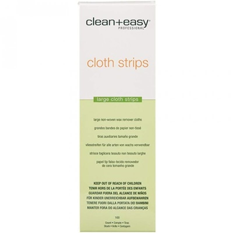 Clean Easy Large Cloth Strips for Full Body Hair Removal Treatment 3x9 inches