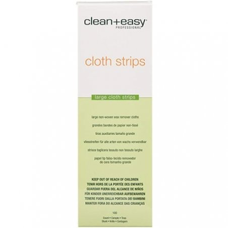 Clean Easy Large Cloth Strips for Full Body Hair Removal Treatment 3x9 inches