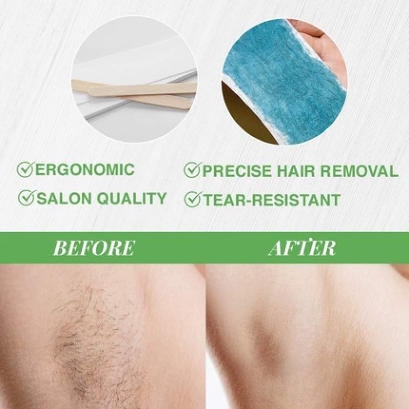 Clean Easy Large Cloth Strips for Full Body Hair Removal Treatment 3x9 inches