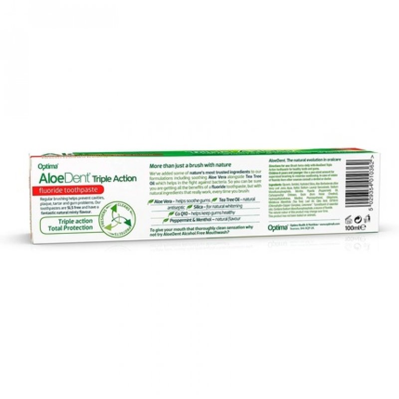 Aloe Dent Toothpaste With Fluoride 100ml