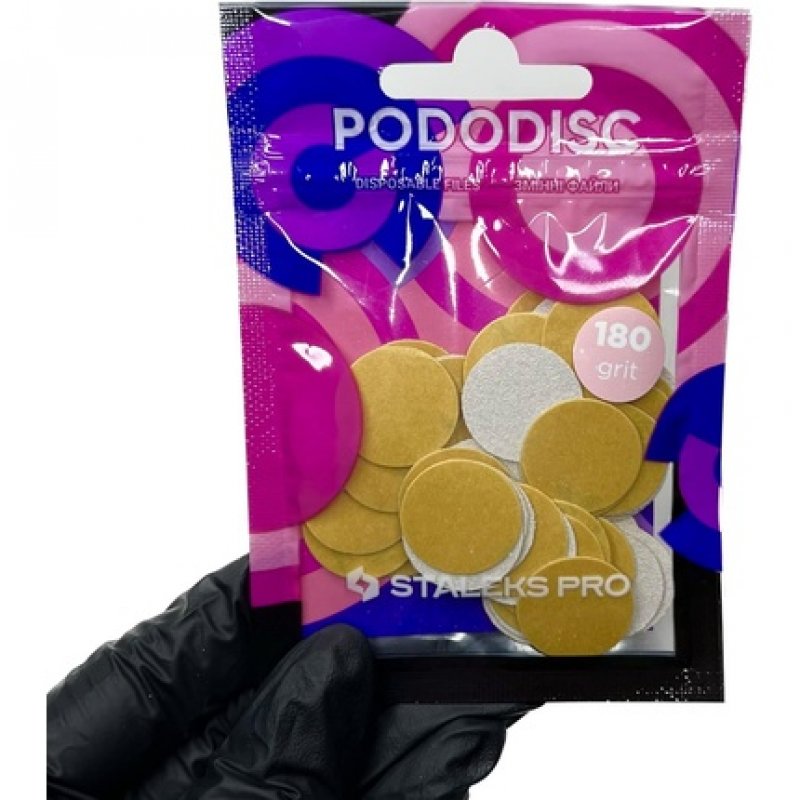Pedicure Foot Spa White Refill File Pododisc Staleks Pro M 180 Grit Box 50 Pieces