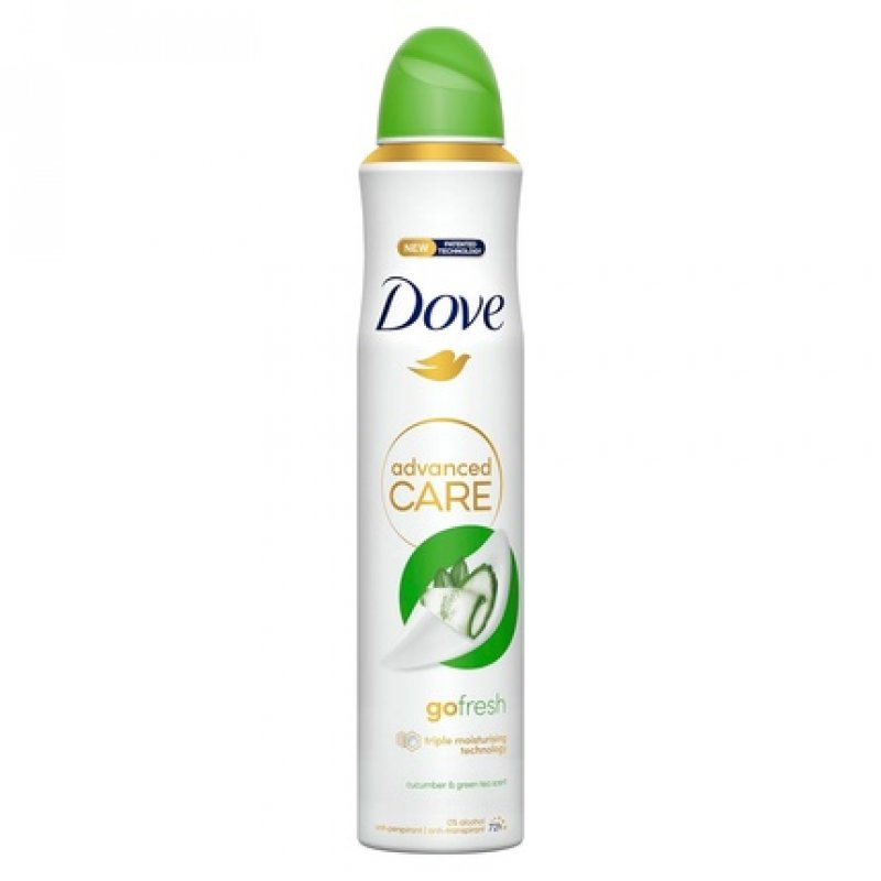 Dove Deodorant Spray 48h Cucumber and Alcohol-Free Green Tea for Women with 100% Natural Nut Oil and 1/4 Moisturizing