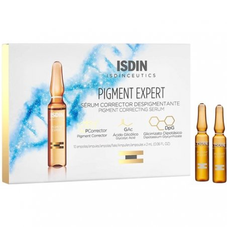 ISDIN Isdinceutics Pigment Expert Depigmenting Serum 30 Ampoules - Helps Prevent and Treat Pigmentation by Acting on