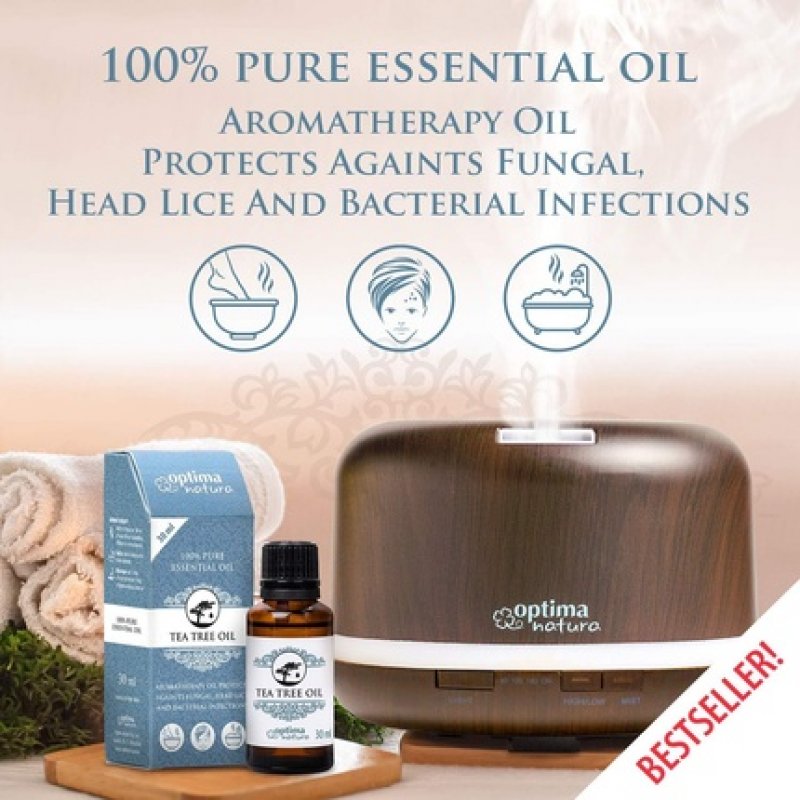 Optima Natura 100% Pure Tea Tree Oil for Acne and Blemish Control 30ml