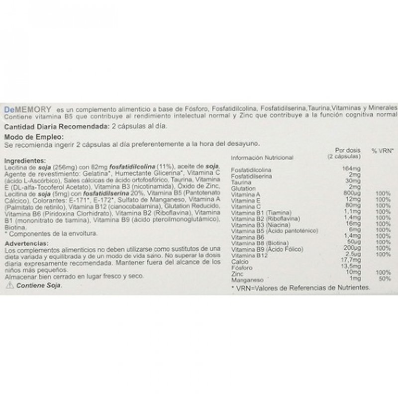 DeMemory 60 Capsules