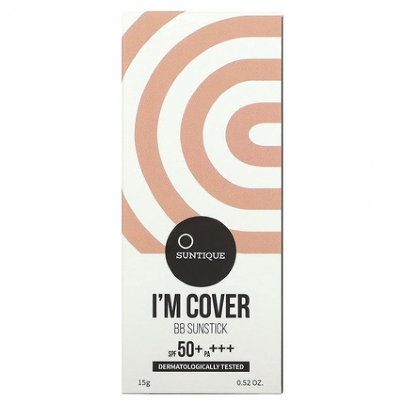 Suntique I'm Cover BB-Sunstick Stick Type Sunscreen SPF 50 0.52oz