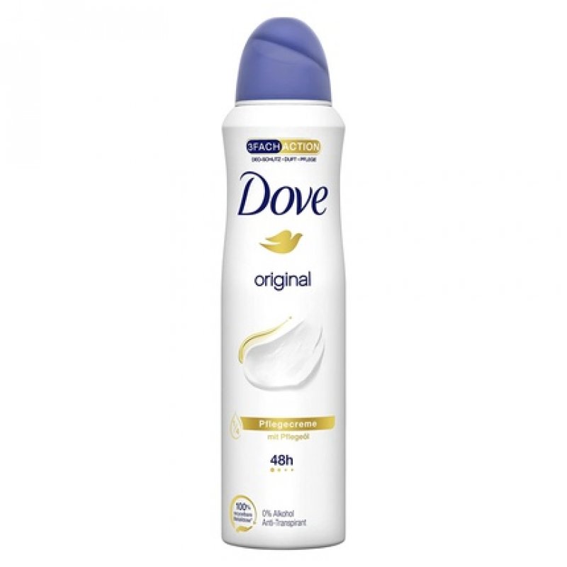 Dove Original Anti-Transpirant Deodorant Spray with 48 Hour Protection and Triple Action 150ml