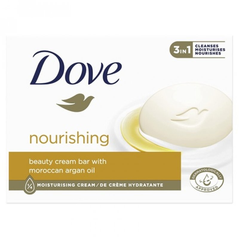 Dove Nourishing Moroccan Argan Oil Creamy Toilet Soap 90g