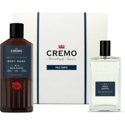 Cremo Palo Santo Gift Set for Men Eau de Toilette 100ml Body Wash 473ml Woody Fragrance