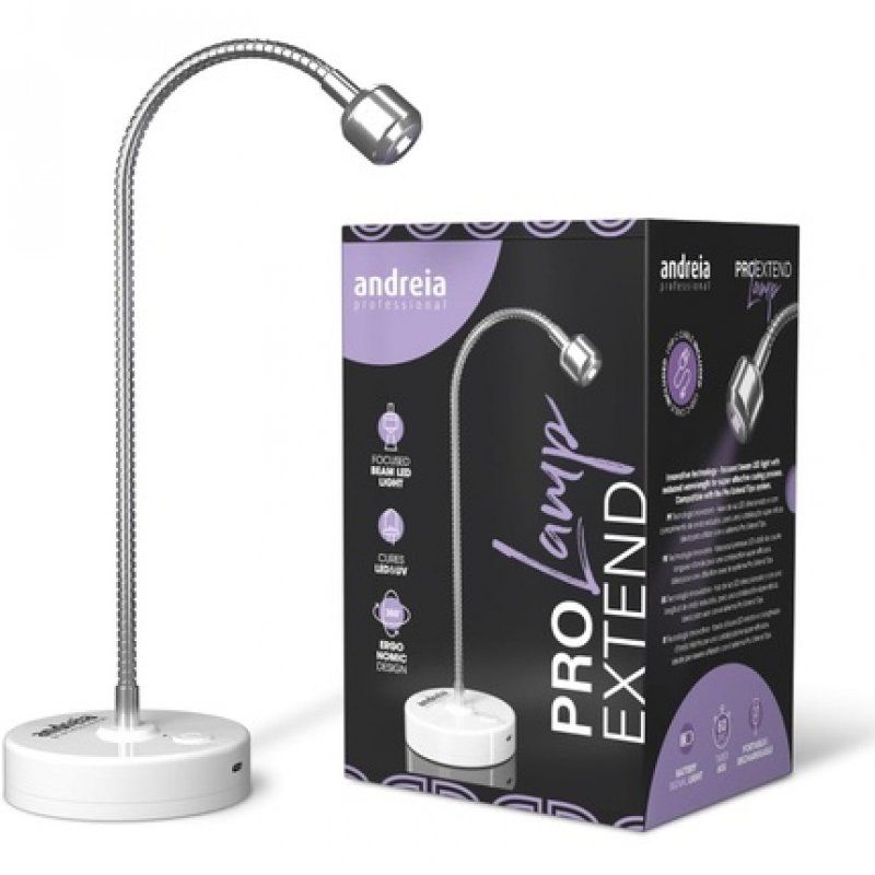 Andreia Professional PRO EXTEND Nail Manicure Lamp with 360º Movement - Compatible with PRO EXTEND False Nail Tips -