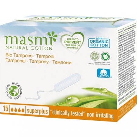 Bio Super Plus Tampons - Pack of 15