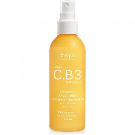Ziaja Vitamin C.B3 Niacinamide Face Toner 190ml
