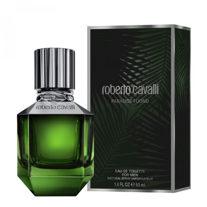 Roberto Cavalli Paradise Found Eau De Toilette Men's Perfume 50ml, Colorless