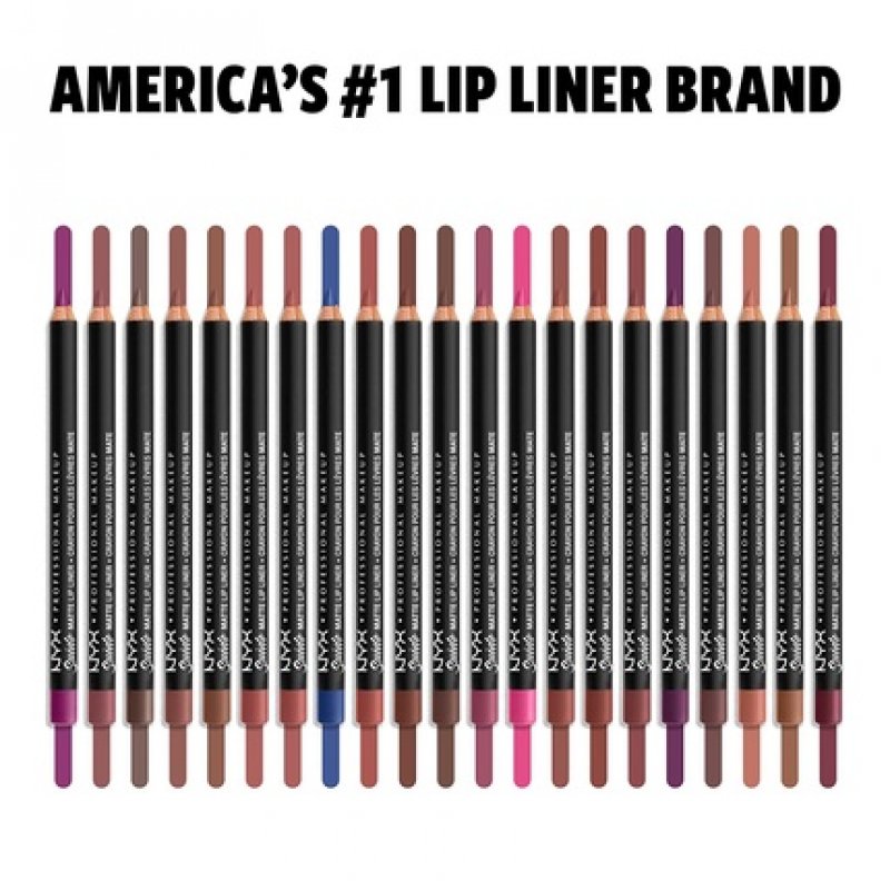 NYX Professional Makeup Suede Matte Lip Liner Vegan Formula Leon Honey Brown