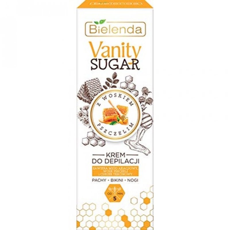 VANITY SUGAR Depilation Cream with Beeswax 100ml