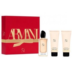 Giorgio Armani Si 2022 Gift Set with 100ml Eau De Parfum Spray and 50ml Body Lotion