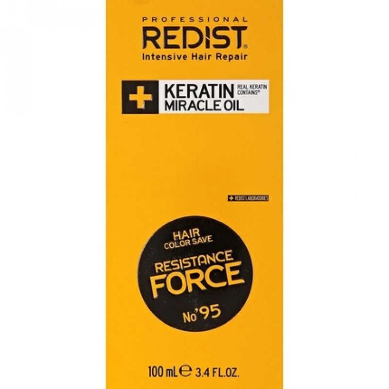 Redist Hair Oil Keratin 100ml for Anti-Frizz Treatment of Dry, Brittle and Damaged Hair