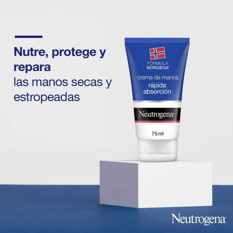 Neutrogena Fast Absorbing Hand Cream Light Texture Norway Formula 75ml