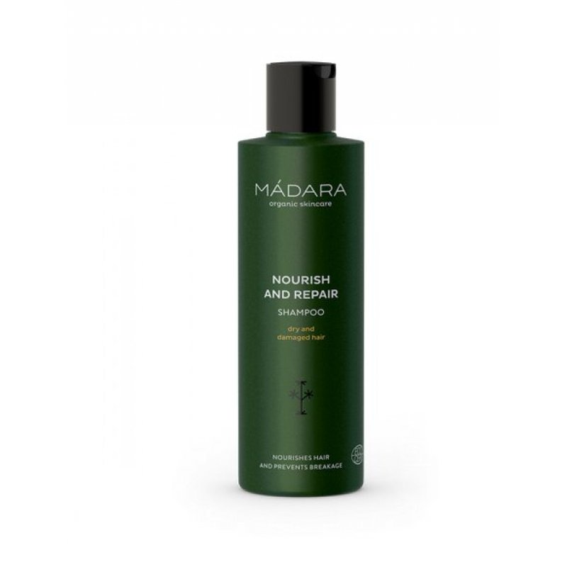 MÁDARA Organic Skincare Nourish And Repair Shampoo 250ml with Northern Nettle and Quince