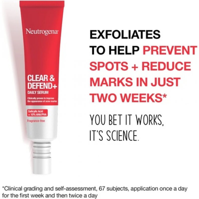 Neutrogena Clear and Defend Face Serum 30ml