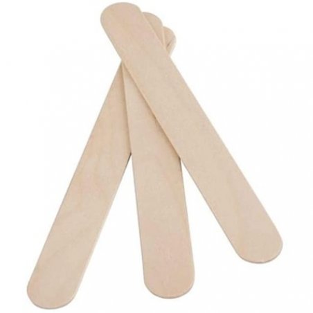 MP Hair Wooden Wax Spatula for Hair Removal - Wax Sticks