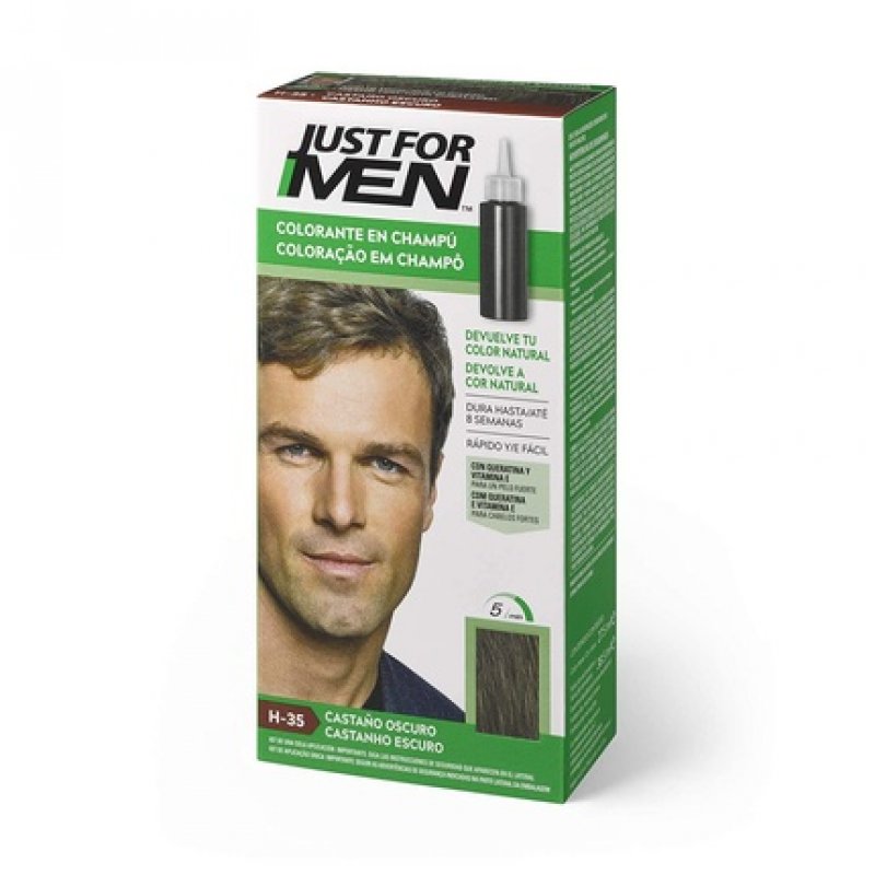 Just For Men Dark Brown Hair Colouring Shampoo 30ml