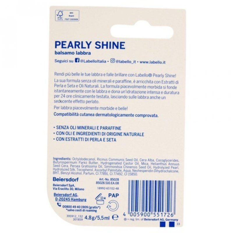 Labello Pearl & Shine Lip Balm 5.5ml