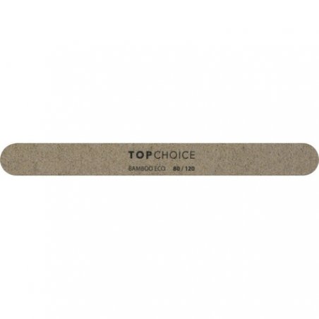 Top Choice Bamboo Nail File 80/120 - Straight