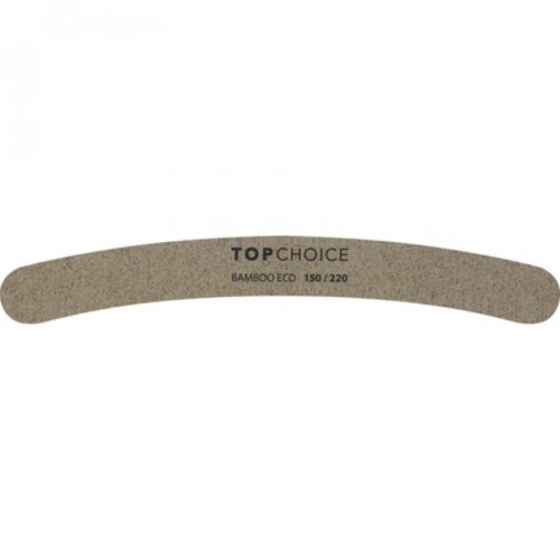 Top Choice Bamboo Nail File 150/220 - Curved