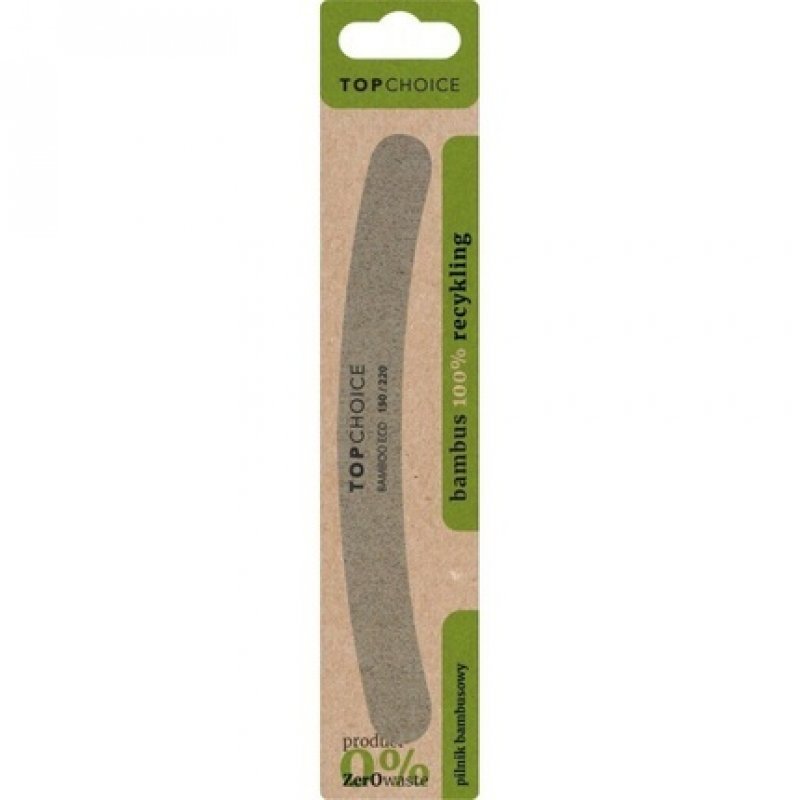 Top Choice Bamboo Nail File 150/220 - Curved