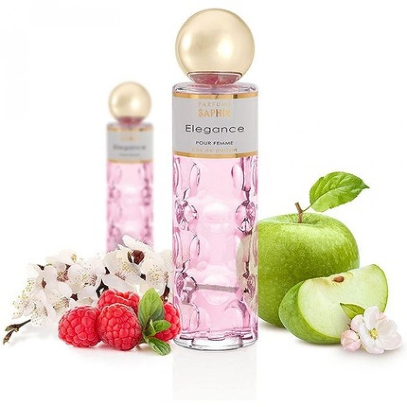 PARFUMS SAPHIR Elegance Eau de Parfum for Women 200ml - Black, Aromatic