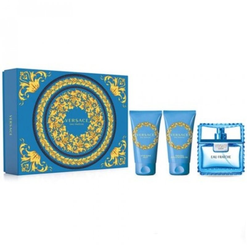 Versace Man Eau Fraiche Gift Set New Eau de Toilette 50ml