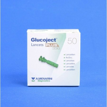 GlucoJect Lancets Plus 50 Sterile Lancets Berlin-Chemie PZN 03992373
