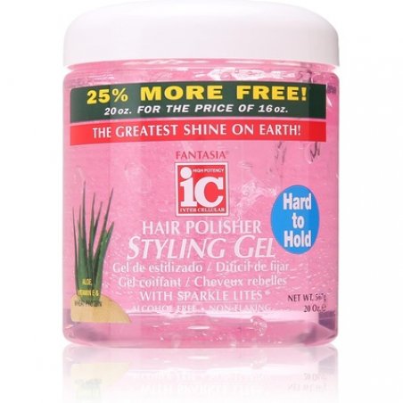 IC Fantasia Hard to Hold Styling Gel with Sparkle Lites 567g