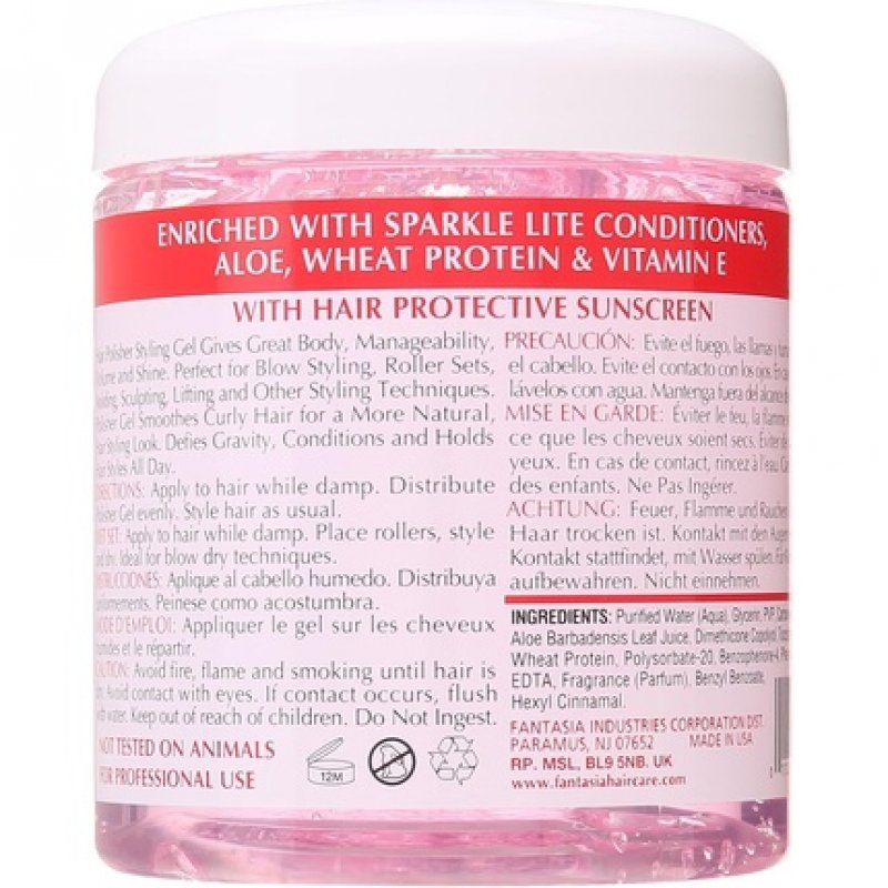 IC Fantasia Hard to Hold Styling Gel with Sparkle Lites 567g