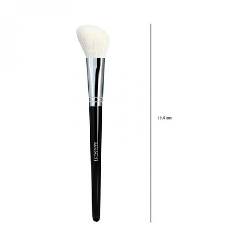 T4B LUSSONI PRO 306 Small Professional Angled Makeup Brush for Blusher, Bronzer and Highlighter
