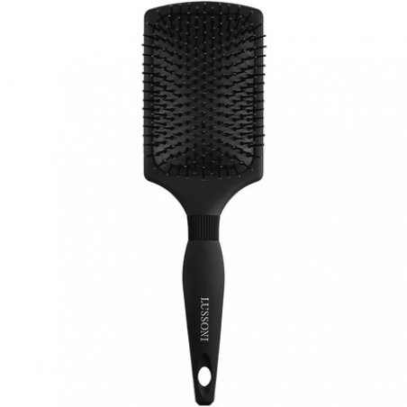 TB Tools for Beauty Lussoni Professional Styling Hairbrush Detangling Brush Black for Thin Hair