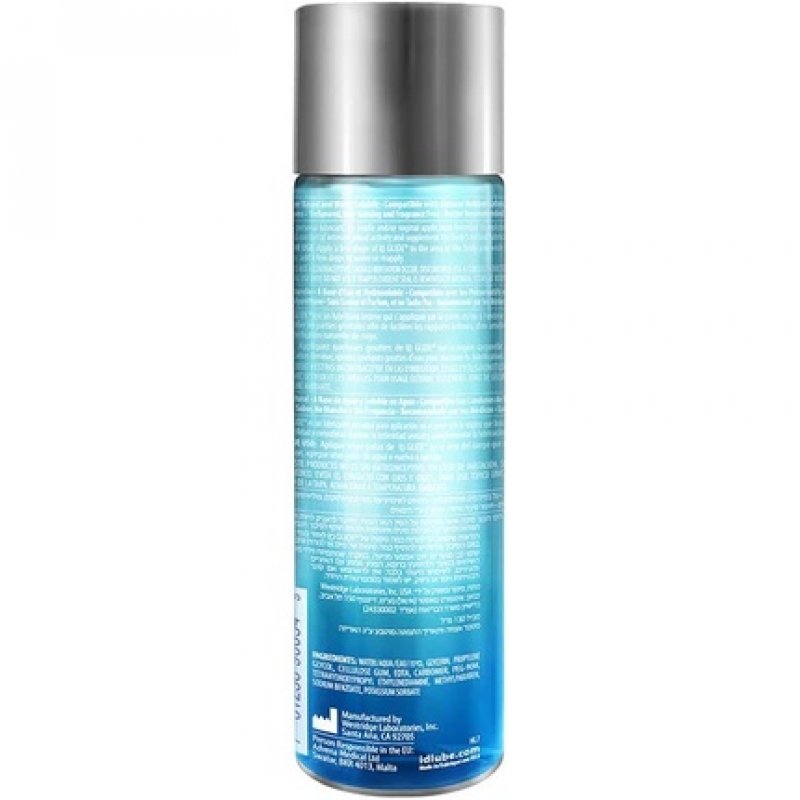 ID Glide Natural Feel Water Based Personal Lubricant 4.4 Fl Oz