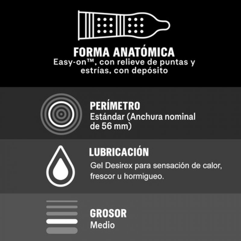 Durex Intense Orgasmic 12 Units