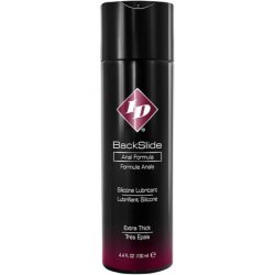ID BackSlide Anal Formula Lubricant 4.4fl.oz/130ml - Clear Flip Cap Bottle