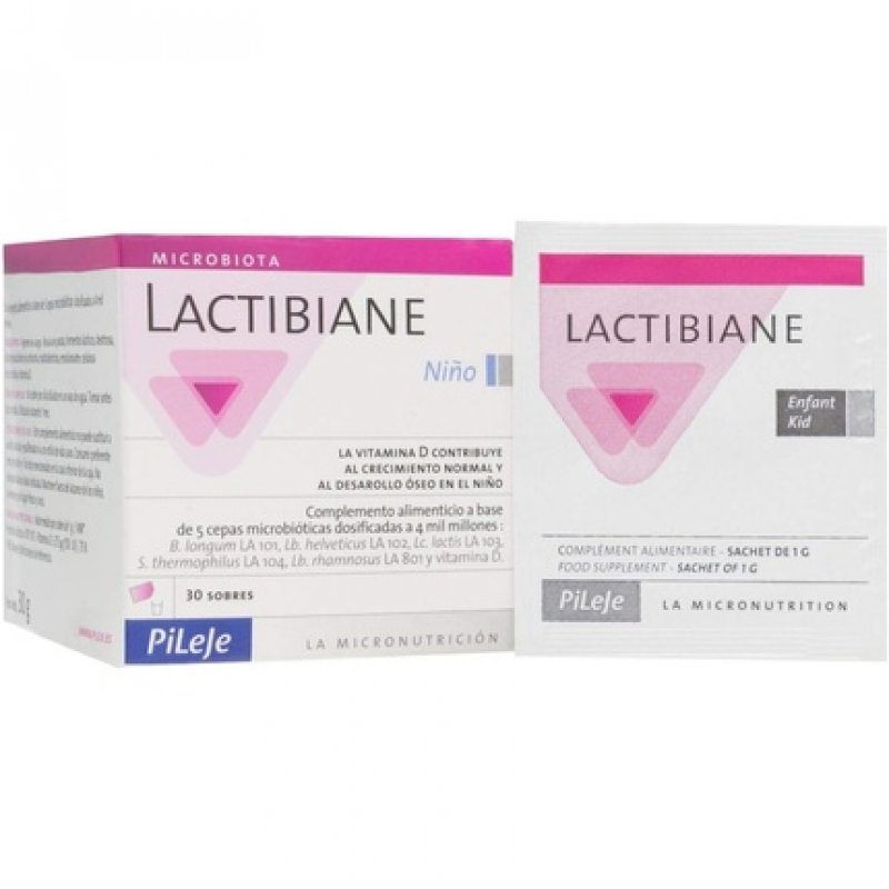 Pileje Lactibiane Children 30 Sachets of 1g