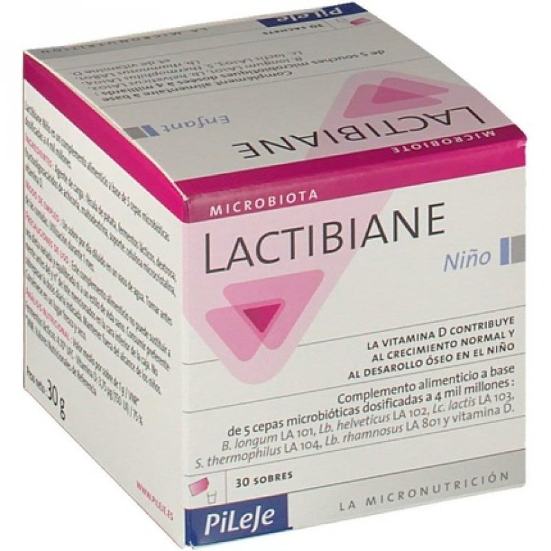 Pileje Lactibiane Children 30 Sachets of 1g