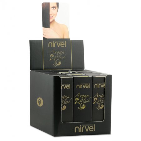 Nirvel Cosmetics Présentoir Argan Fluid, 12x 30ml