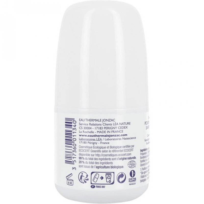Eau Thermale Jonzac 24h Fresh High Tolerance Deodorant 50ml - Organic Cosmetics