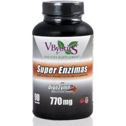 V.byotic Super Enzymes with Dygeszime 90 Capsules